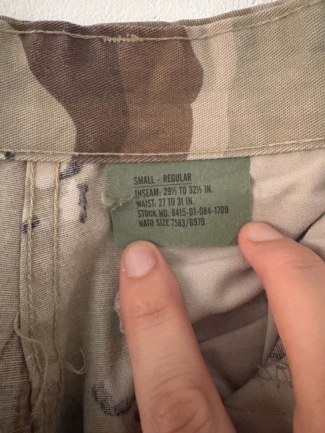 90's U.S Army 6-Color Desert  Camo BDU  상품이미지5