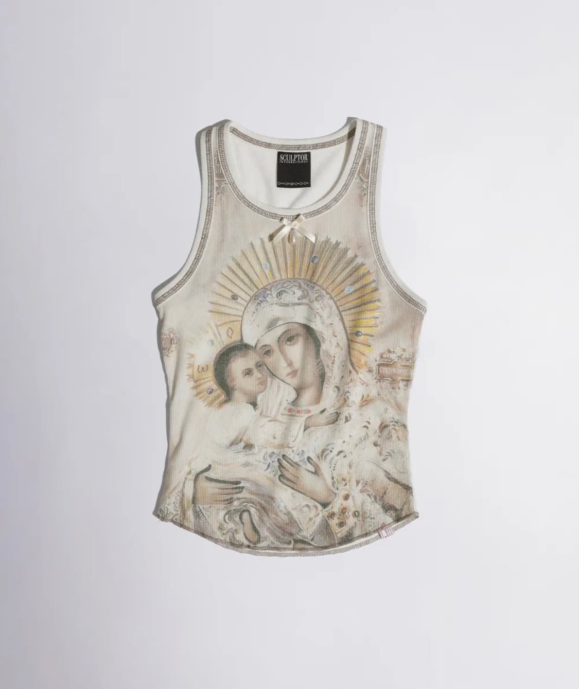 스컬프터 maria tank top peach/raw 상품이미지1