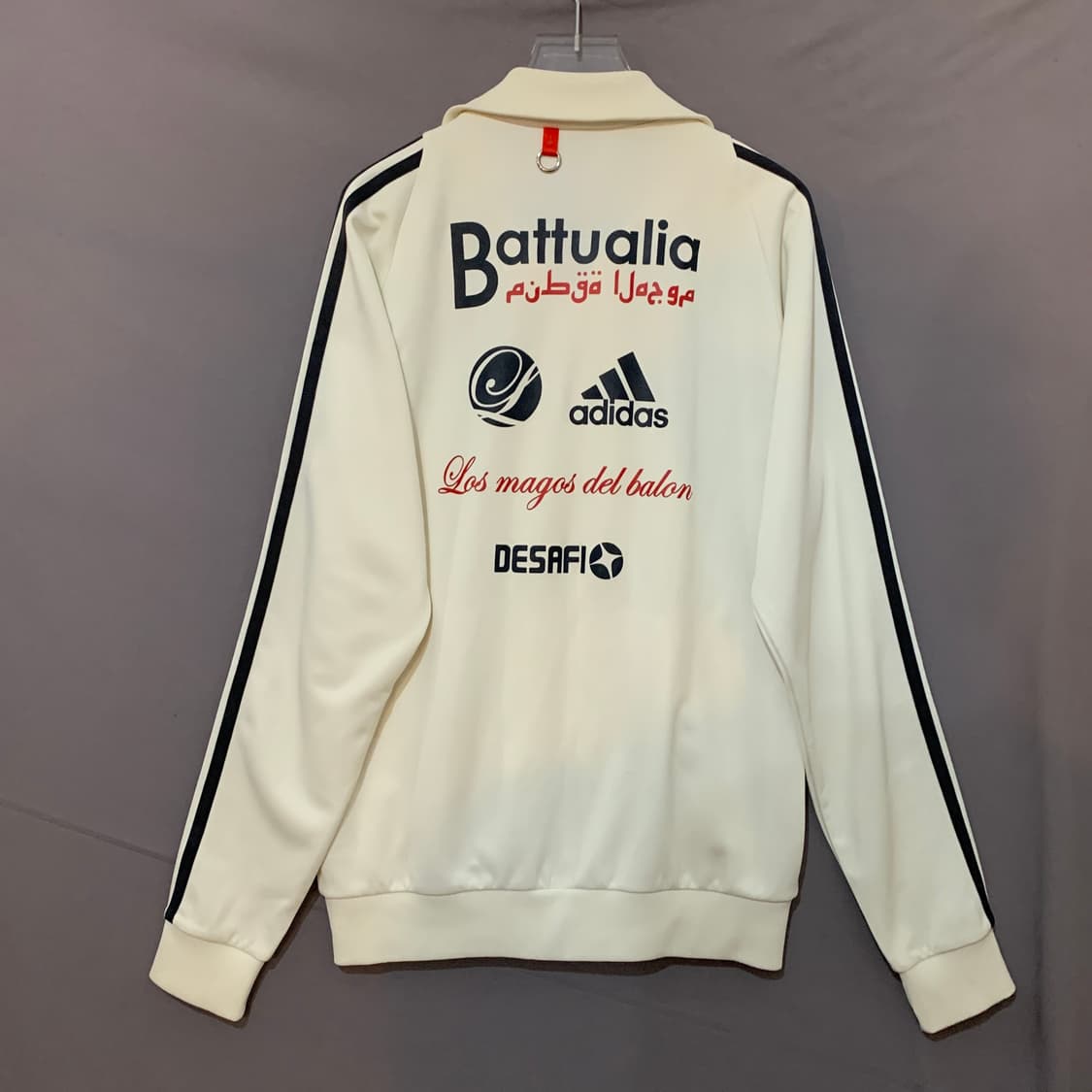 M 아디다스 DESAFI 화이트 유니크 트랙탑 져지 자켓 상품이미지2