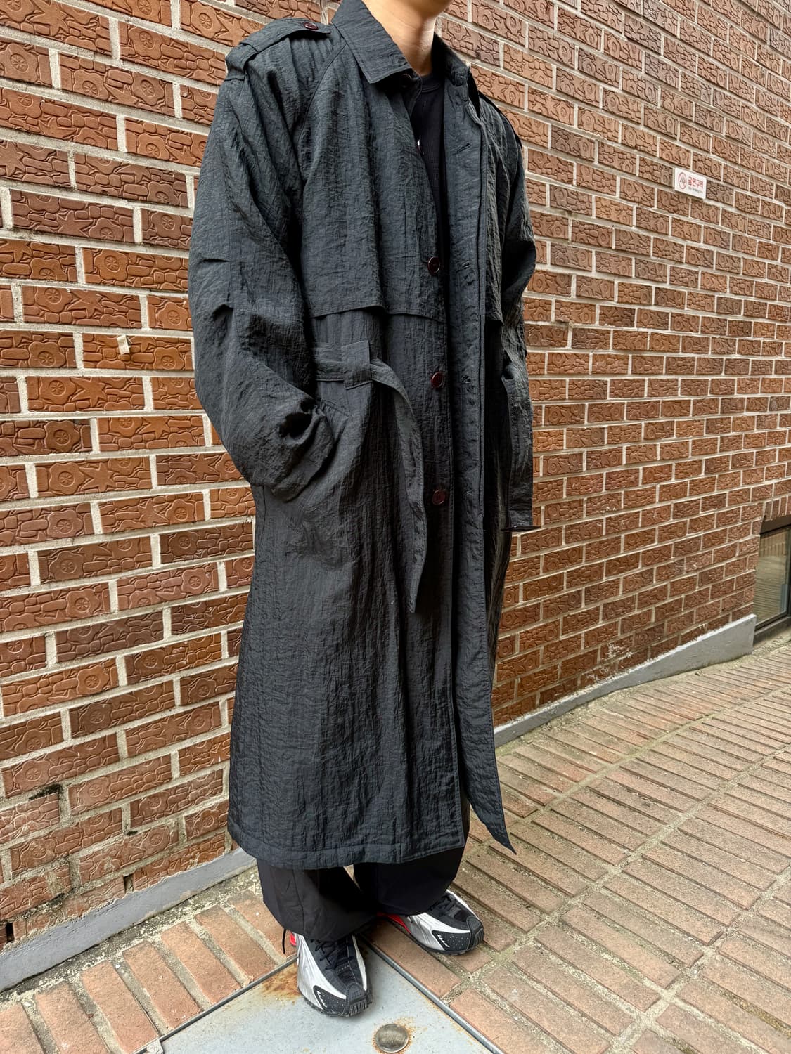 아메리칸 메일 나일론 쉘 트렌치코트 S(XL) 상품이미지4