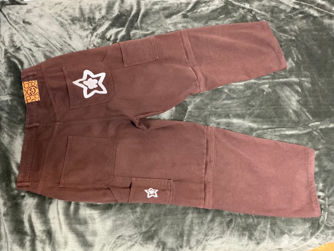 스타 팀 브라운 배기 데님 상품이미지2