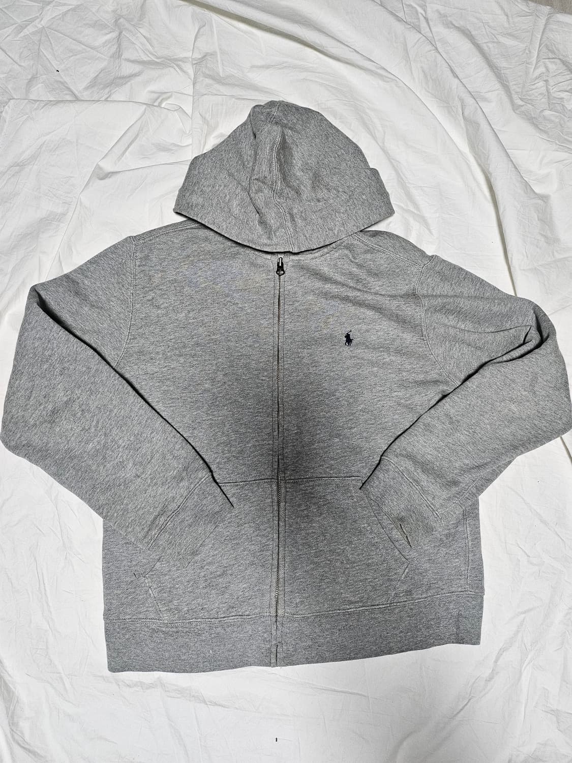 폴로랄프로렌 후드 집업 그레이 M 상품이미지1