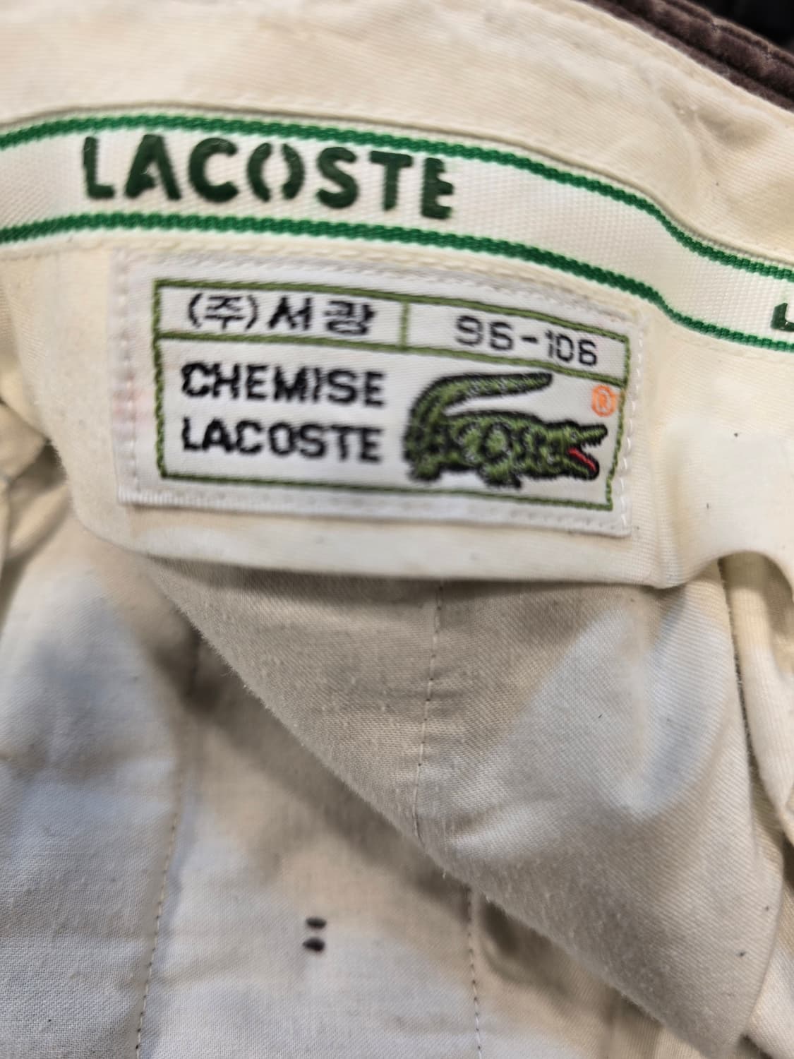 라코스테 남성 올드스쿨 코듀로이 팬츠 34~35정도 상품이미지7