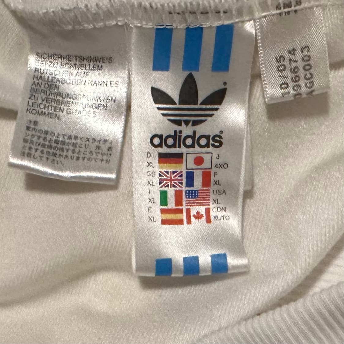 아디다스 져지 구파이어버드 흰남 트랙탑 상품이미지3