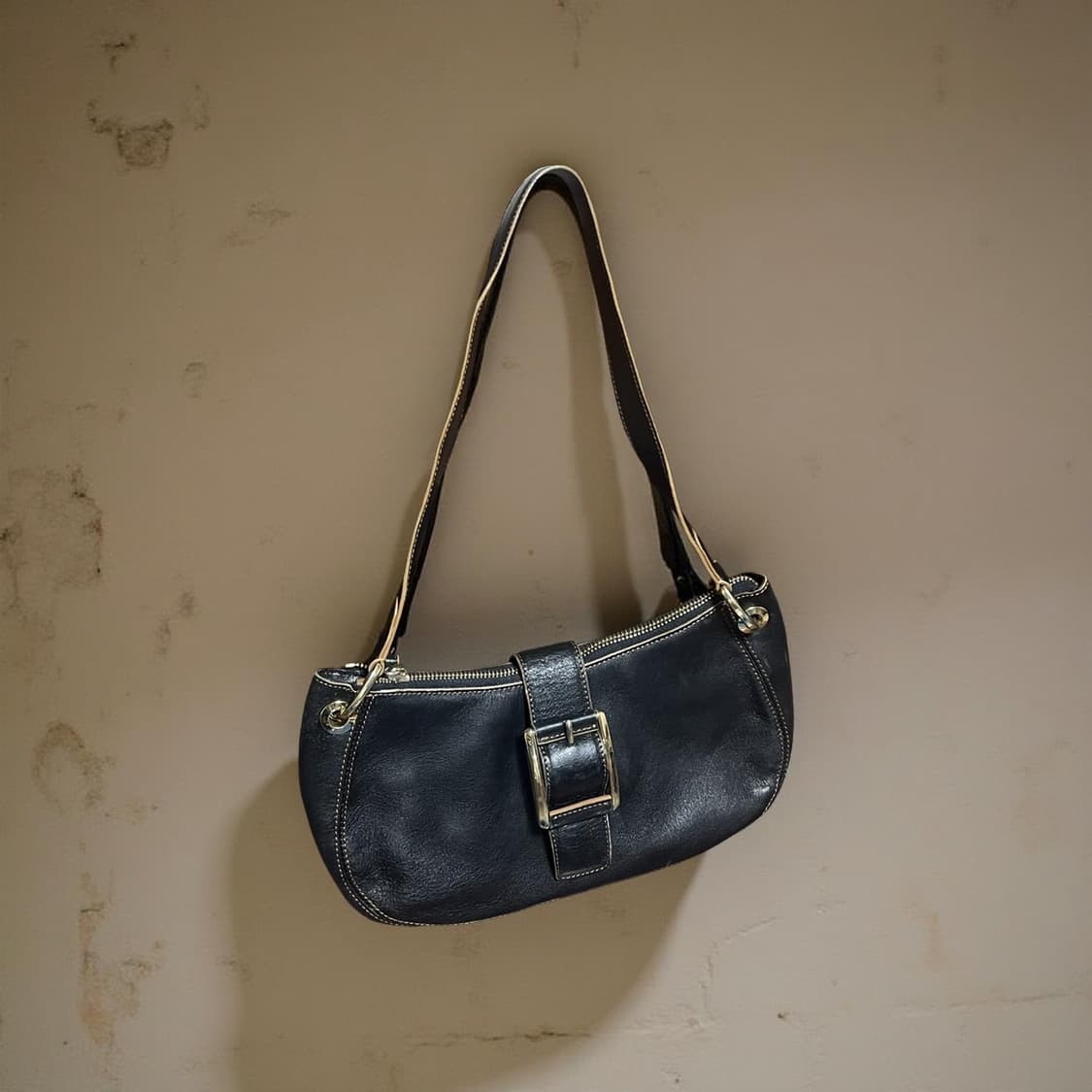 파코라반 빈티지 레더 숄더백 상품이미지2