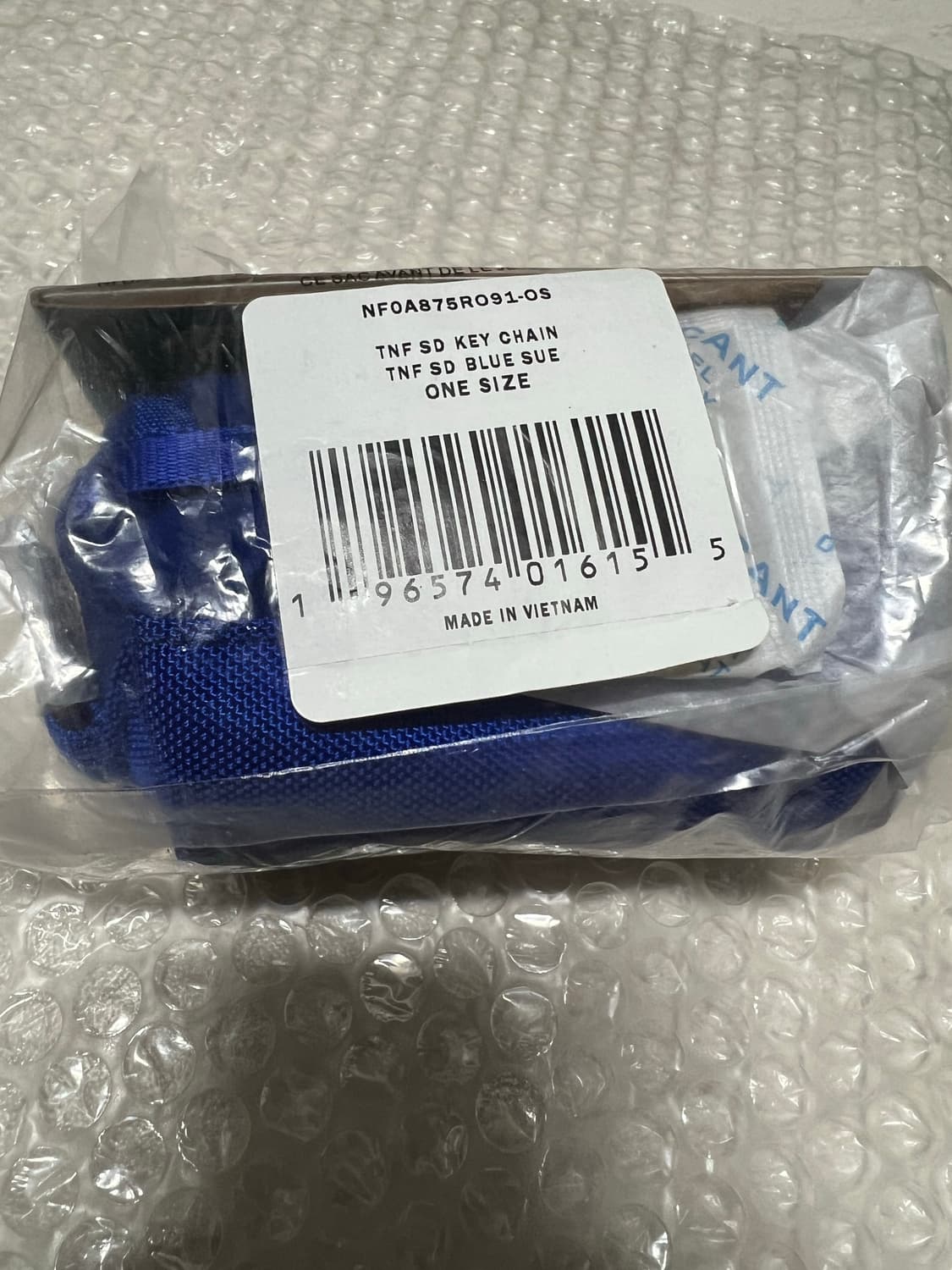 슈프림 노스페이스 스웨이드 키체인 블루 상품이미지2