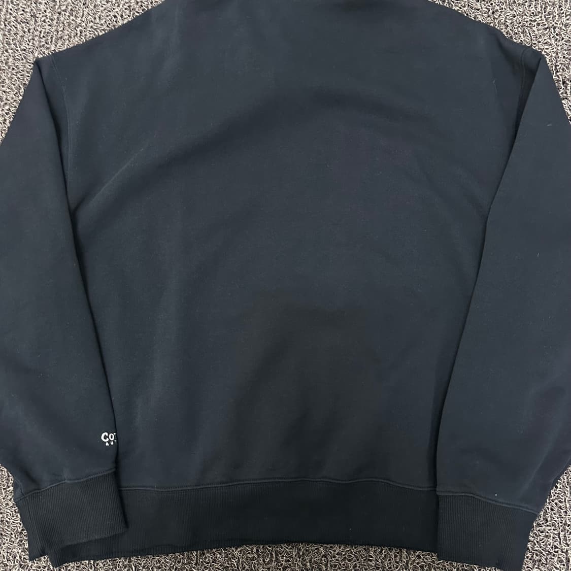 커버낫 반집업 맨투맨 블랙 95(M) 상품이미지8