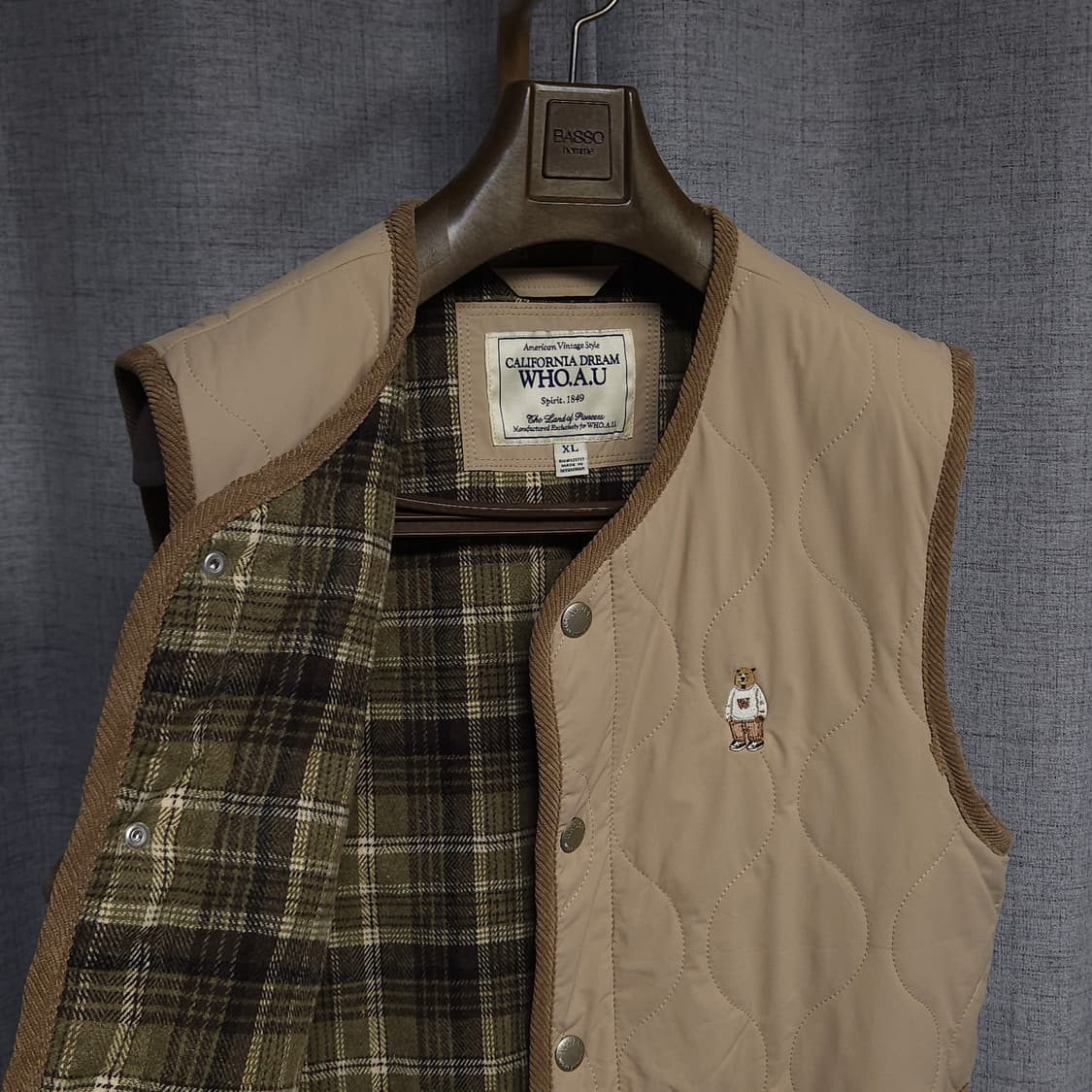 XL ) 후아유 스티브 퀼팅 베스트 상품이미지7