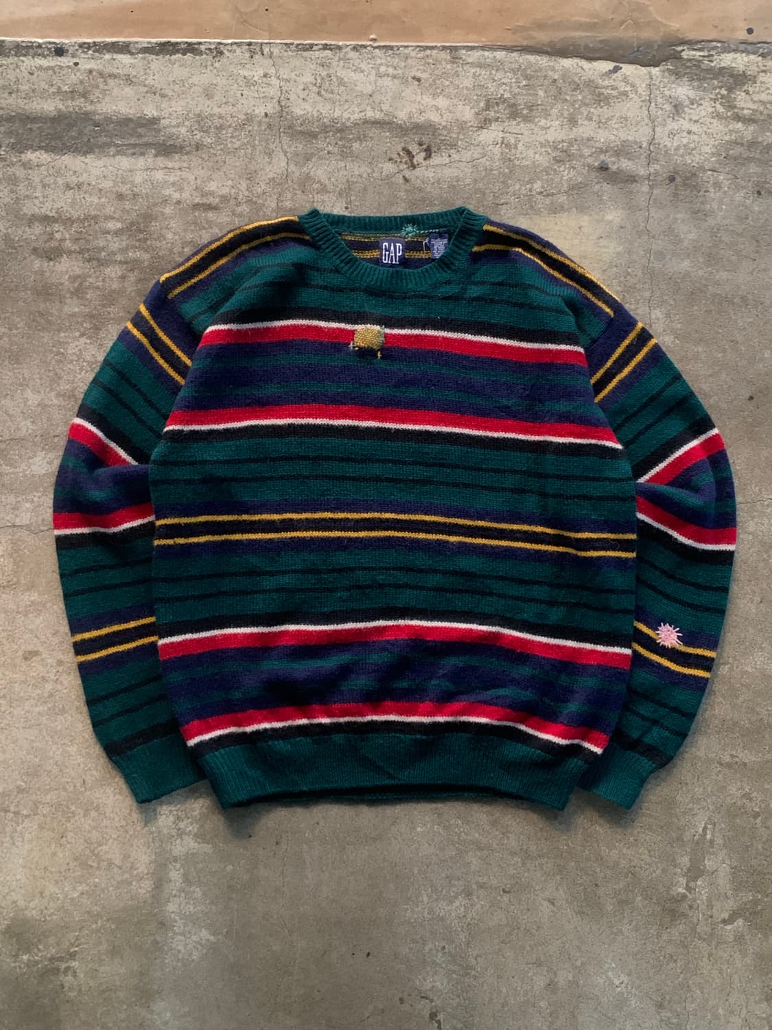 올드 갭 스트라이프 울 스웨터 상품이미지1