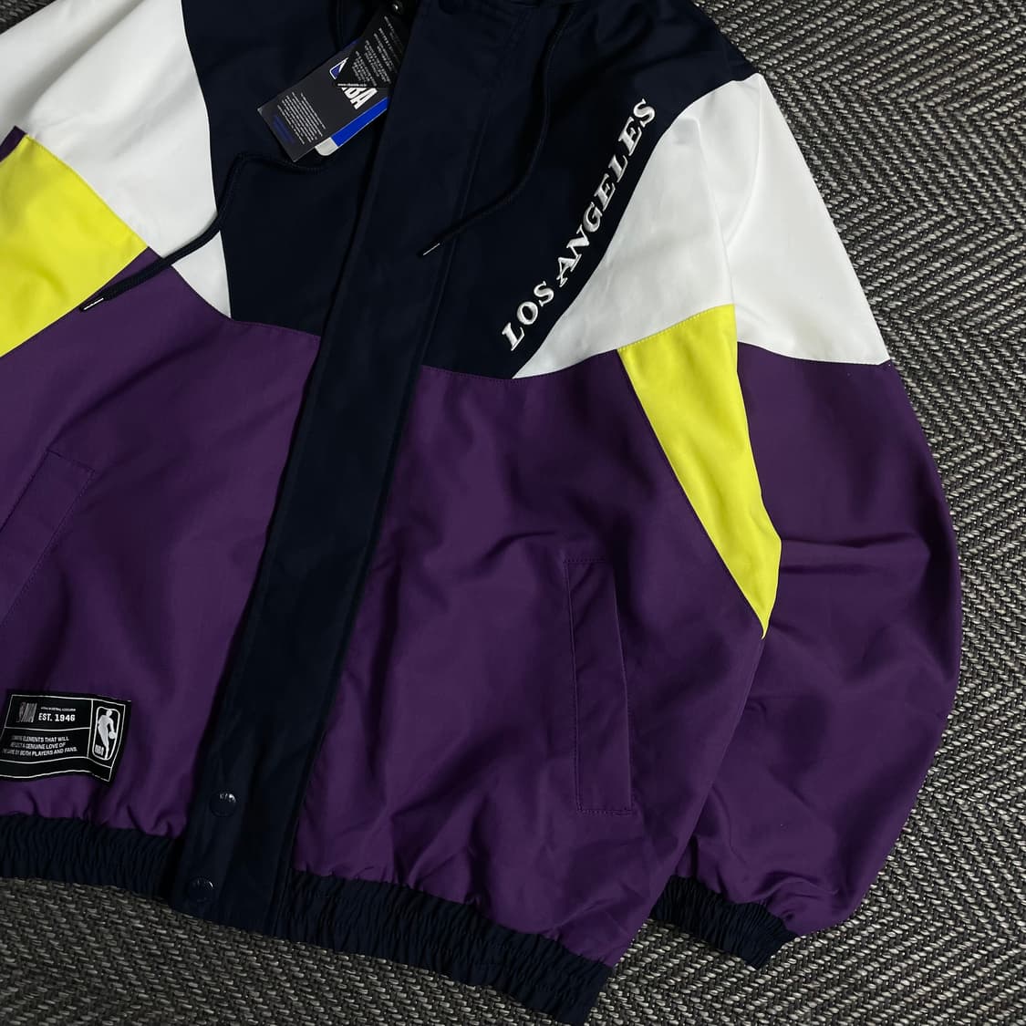 NBA LA 레이커스 빅로고 컬러블럭 바람막이 y 3692 상품이미지3