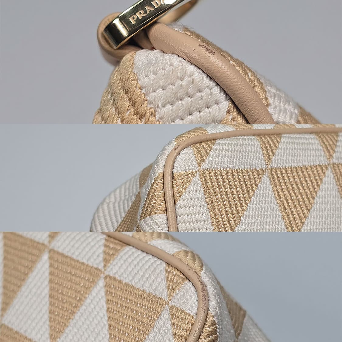 프라다 자수 패브릭 미니백 상품이미지8