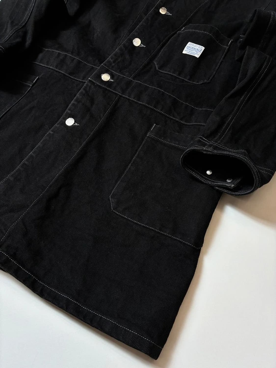 디아프바인 헤비코튼 데님 싱글 코트 PN8078 상품이미지4