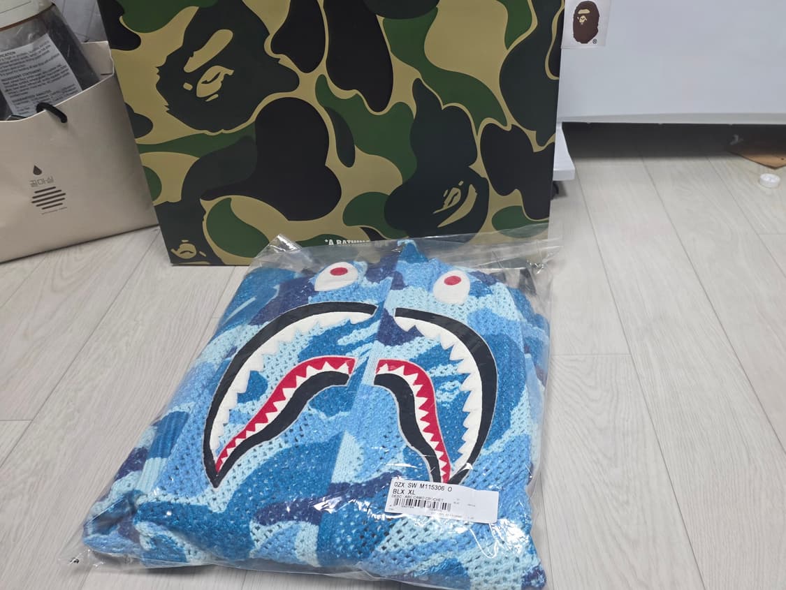 베이프 ABC카모 릴렉스 후드 상품이미지8