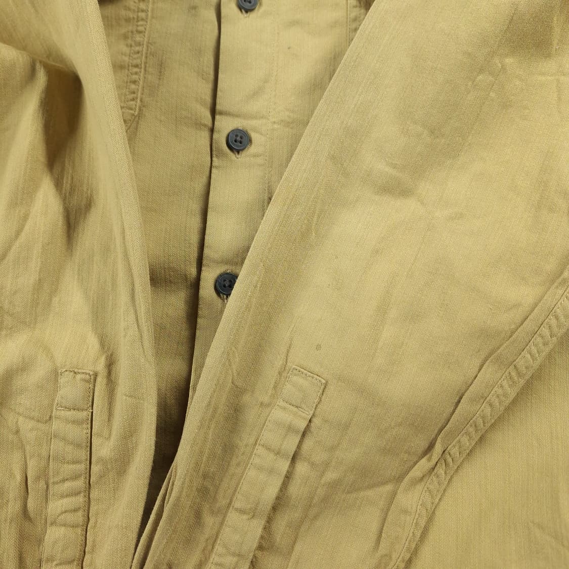 팀버랜드 샌드 베이지 투포켓 레귤러핏 워크웨어 코튼 남방 셔츠 L 상품이미지9