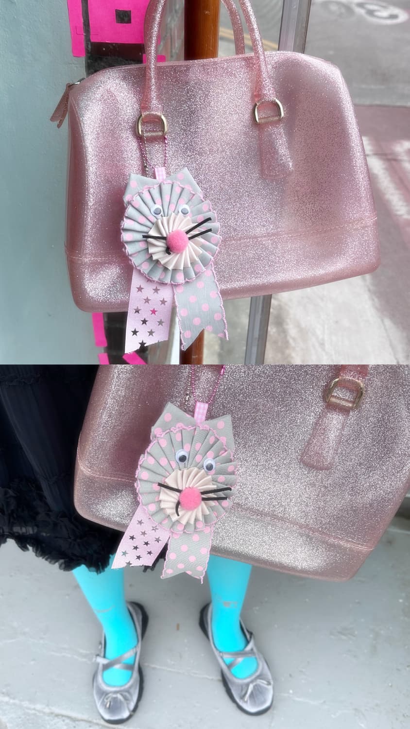 Furla 핑크 글리터 캔디백 🩰 상품이미지2