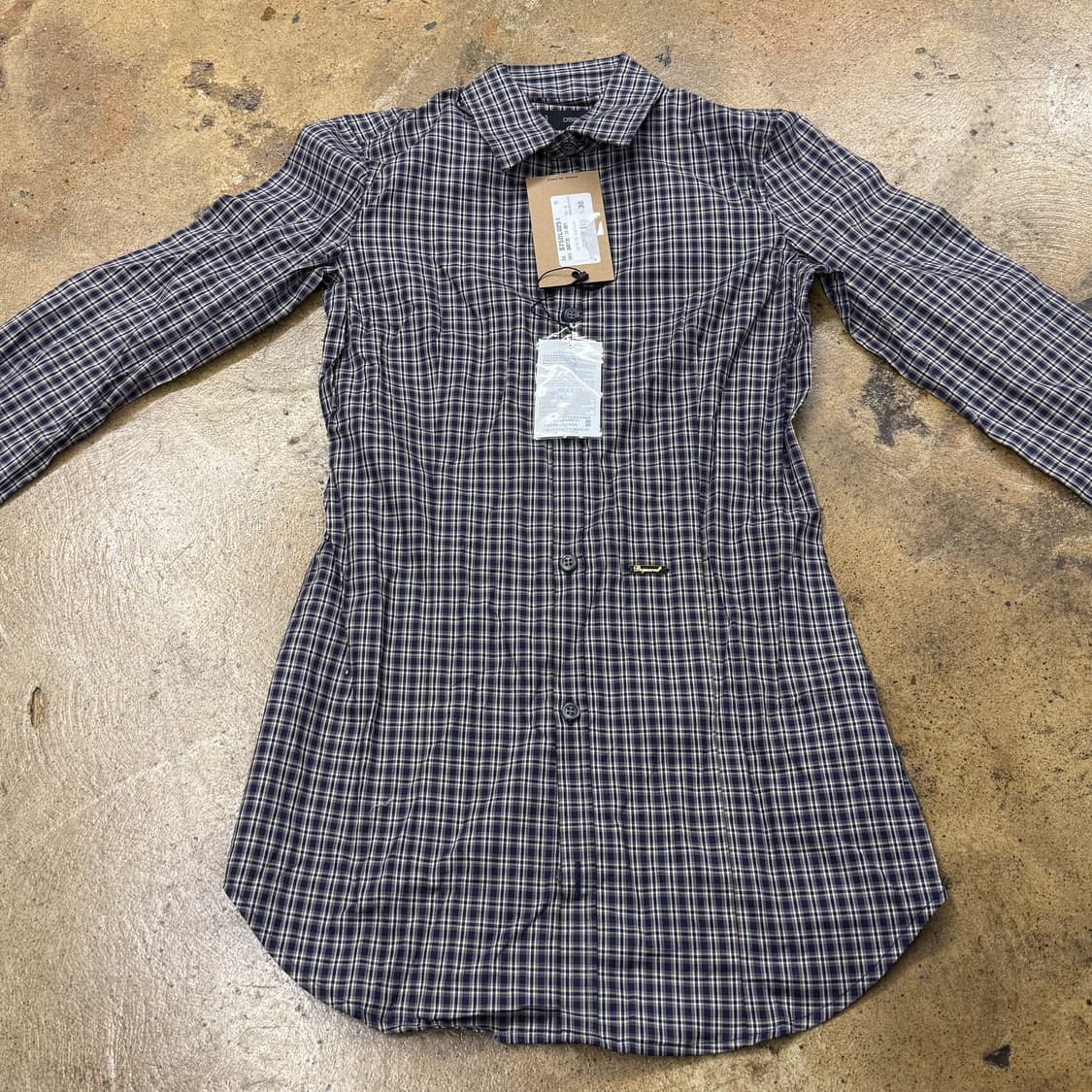 [정품/38] Dsquared2 체크 셔츠 b18 상품이미지3