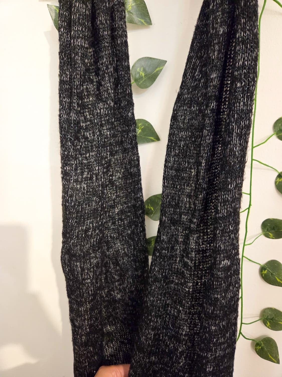 차콜 패치워크 머플러 상품이미지5