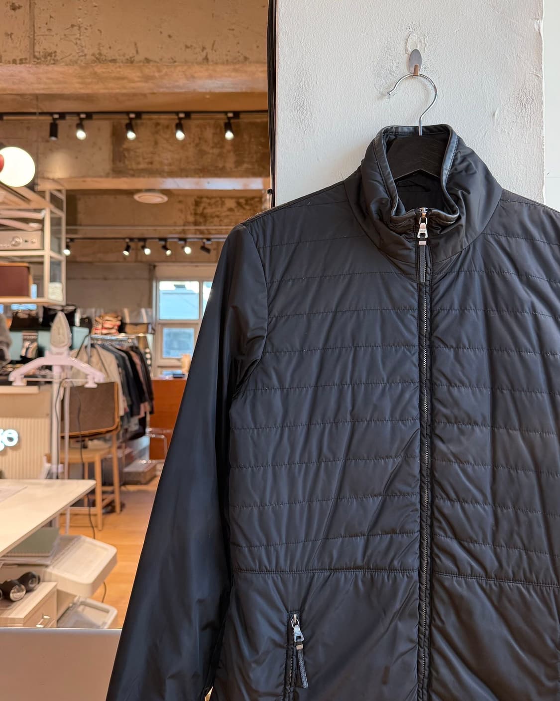 프라다 블랙 나일론 자켓  상품이미지4