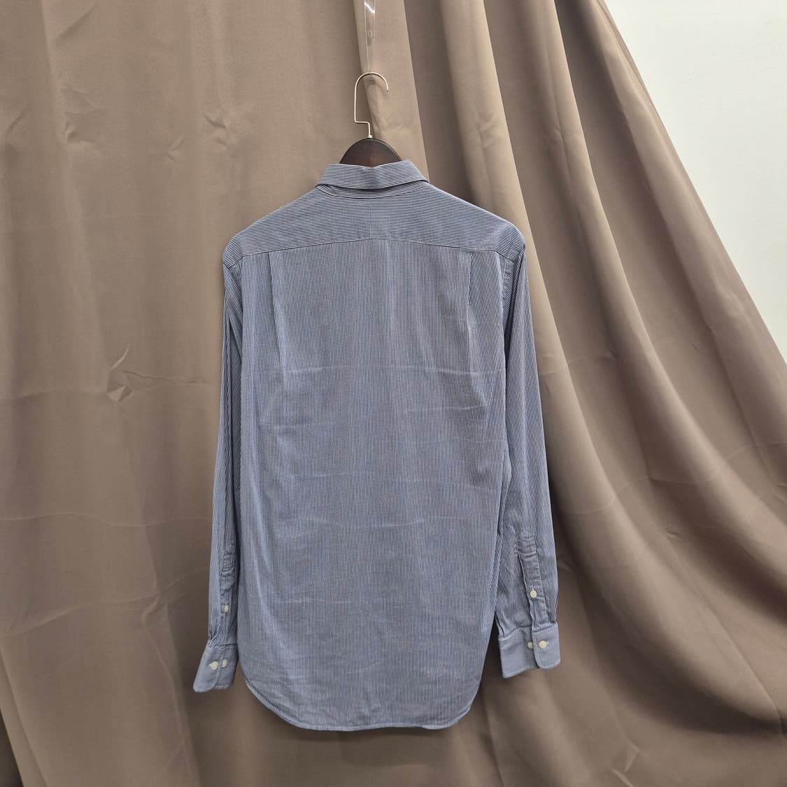 폴로 랄프로렌 퍼포먼스 깅업 체크 셔츠 M 상품이미지4