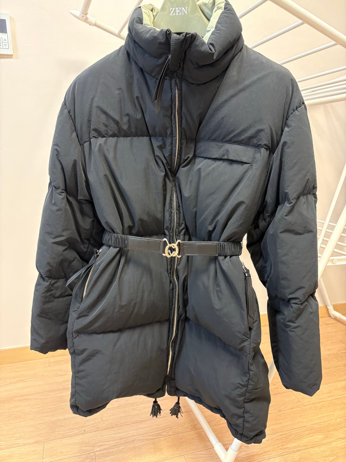 시스템 구스다운 벨트패딩점퍼  상품이미지2