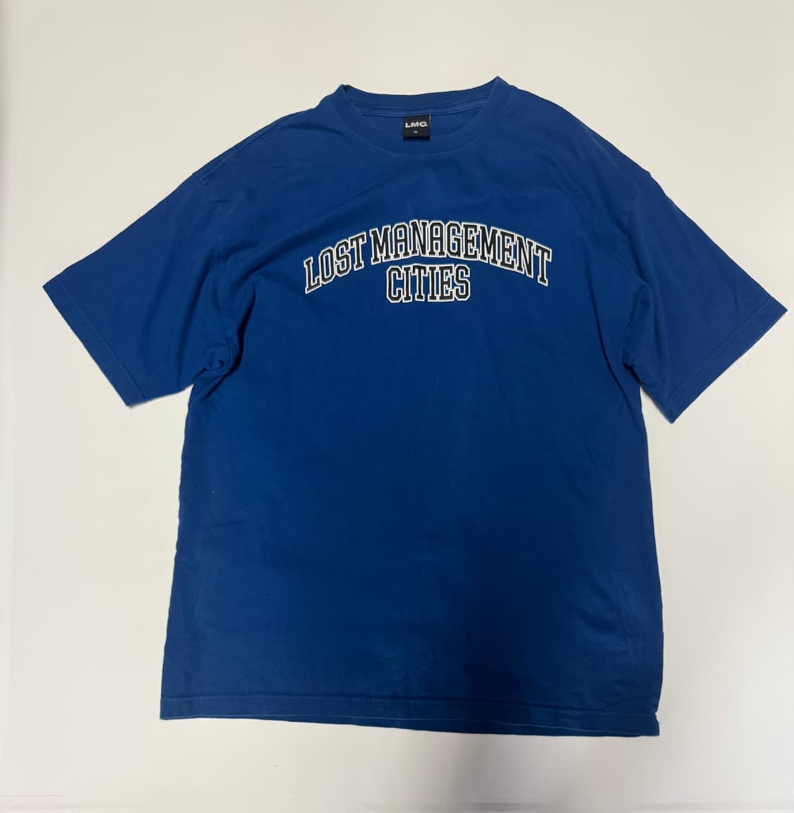 LMC 엘엠씨 레터링 스펠로고 반팔 티셔츠 블루 L ~ XL 상품이미지1