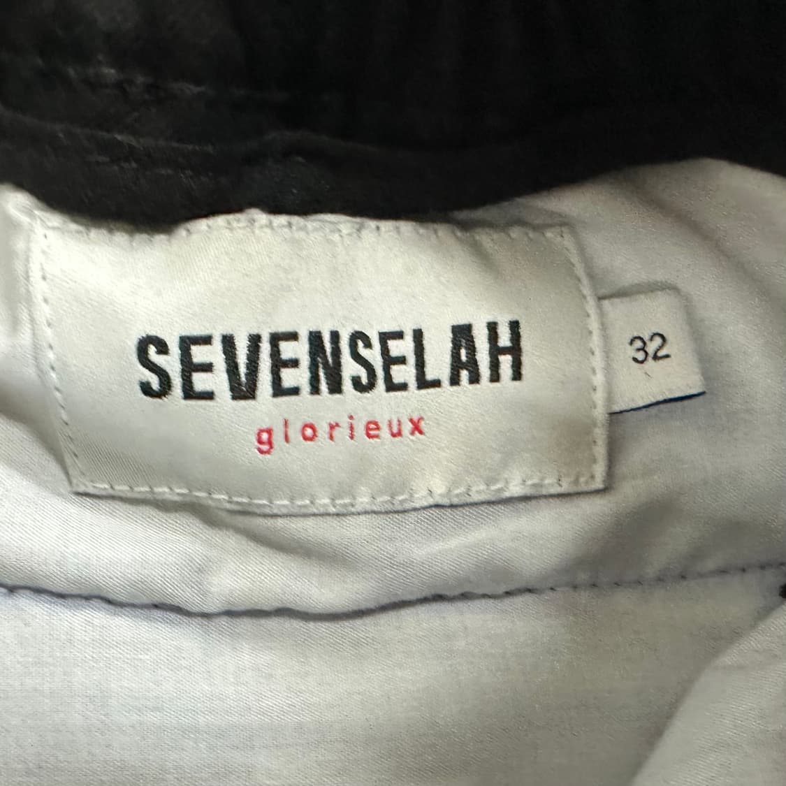 Sevenselah 블랙 와이드조거팬츠32 상품이미지3