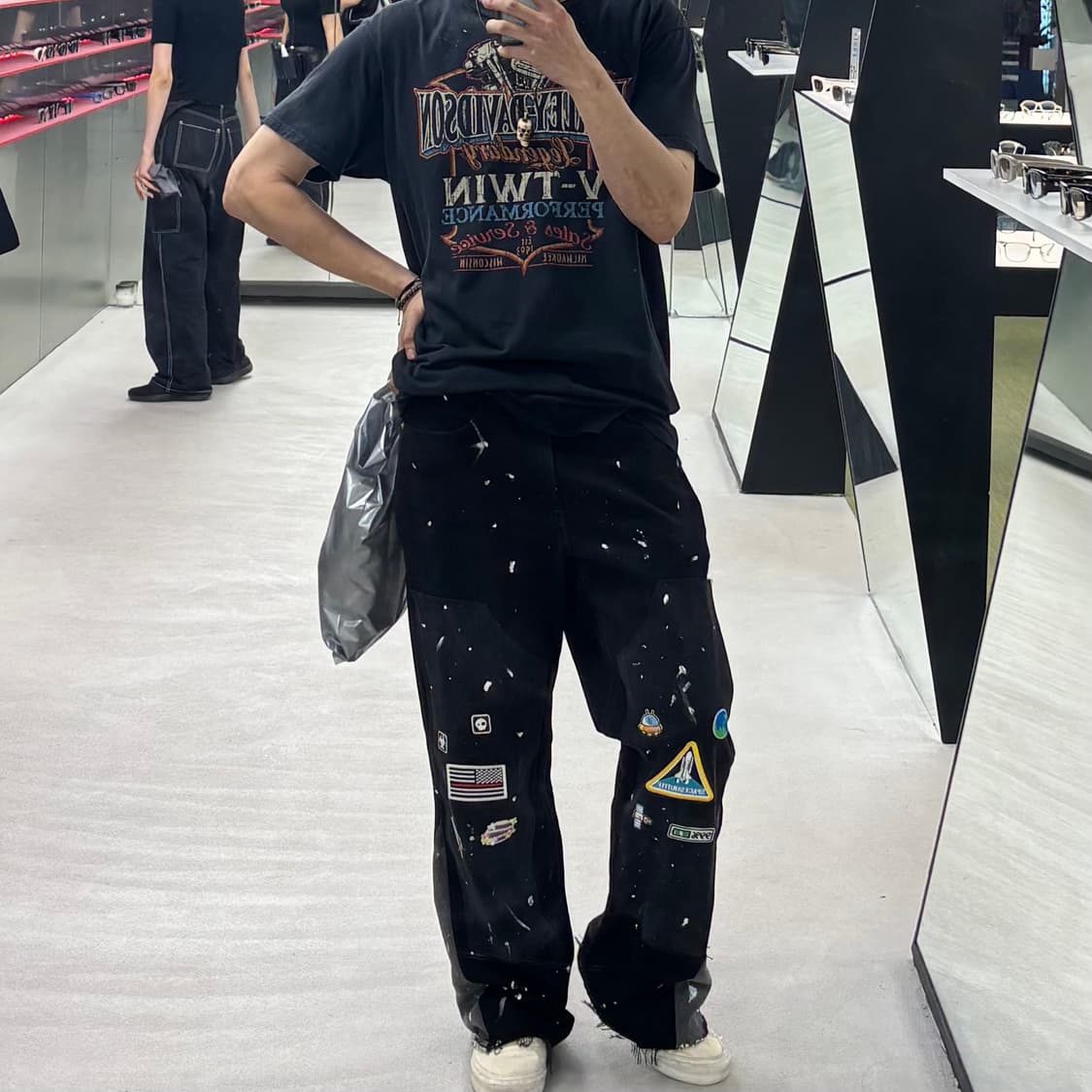 리바이스 550 흑청 패치워크 부츠컷 상품이미지7