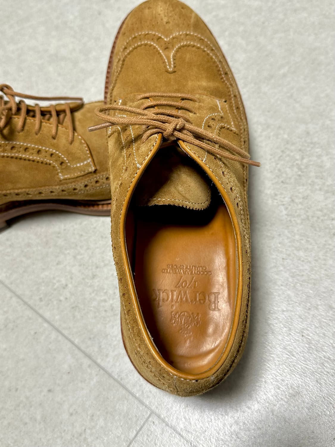 Berwick 1707 버윅 스웨이드 윙팁 상품이미지3