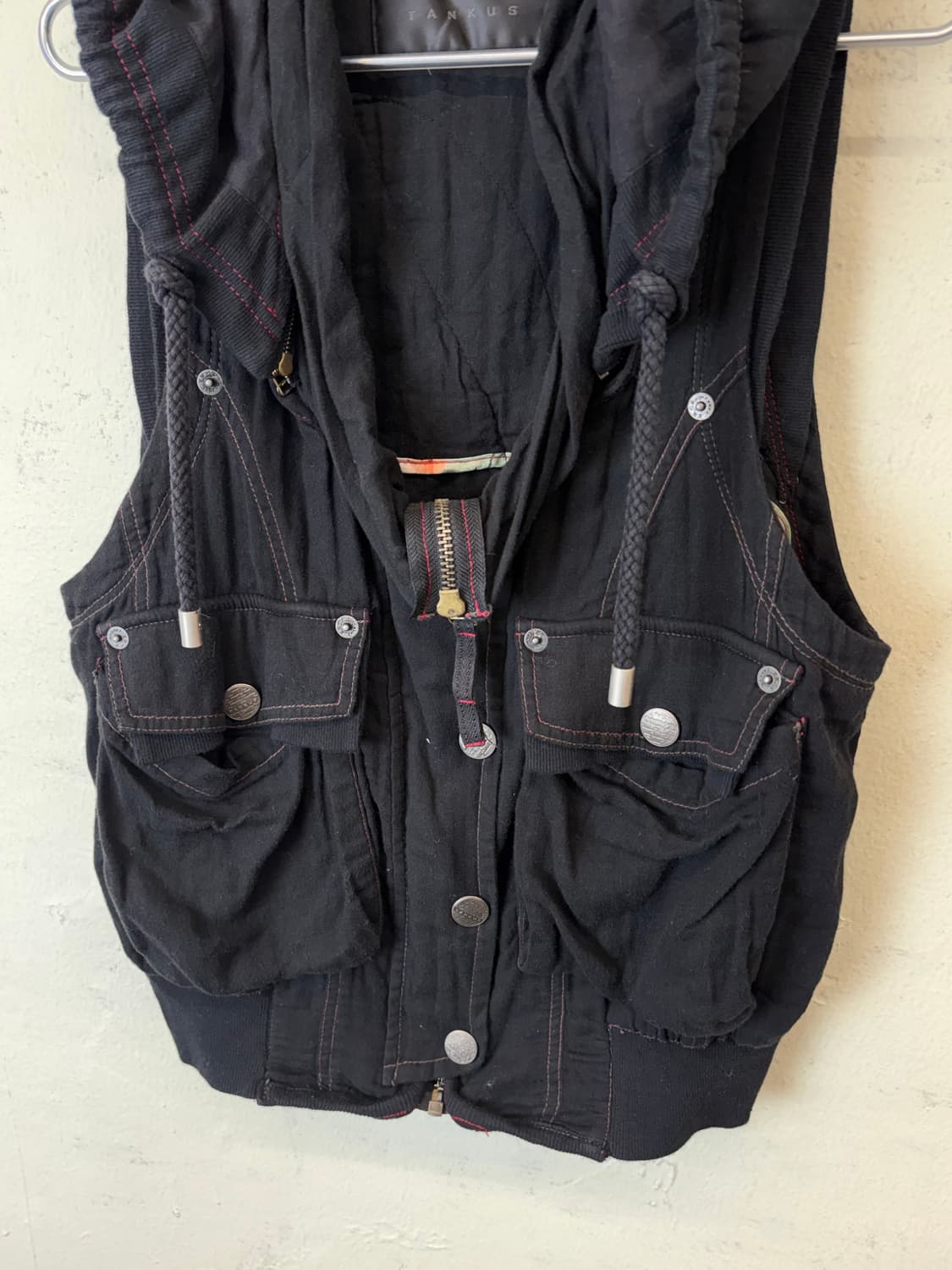 TANKUS 빈티지 펑크 자수 집업 자켓 상품이미지5