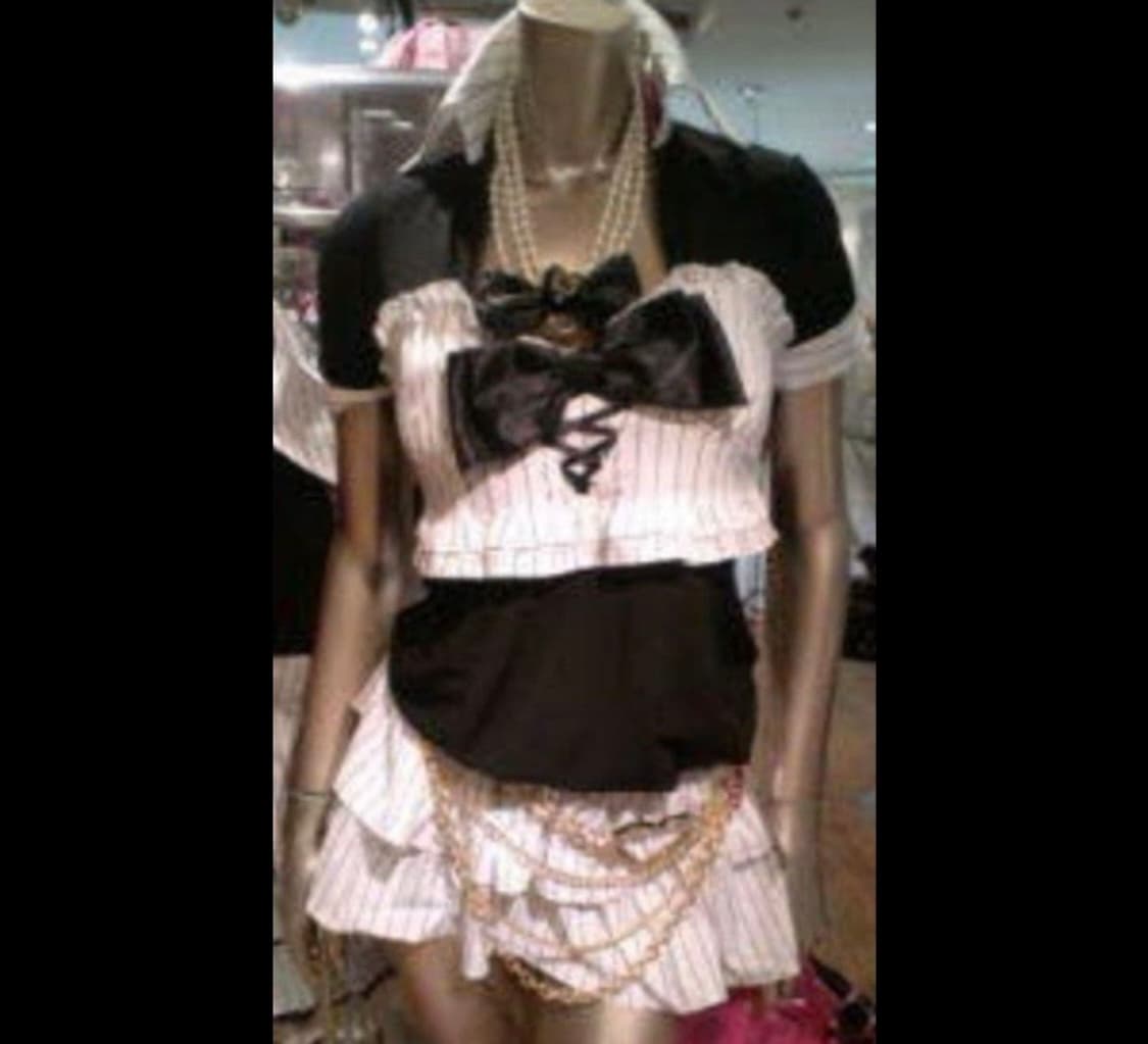 Ma*rs 마즈 빅 리본 메이드 셋업 갸루 히메오네 핀터깔 헤이세이 일브 상품이미지1