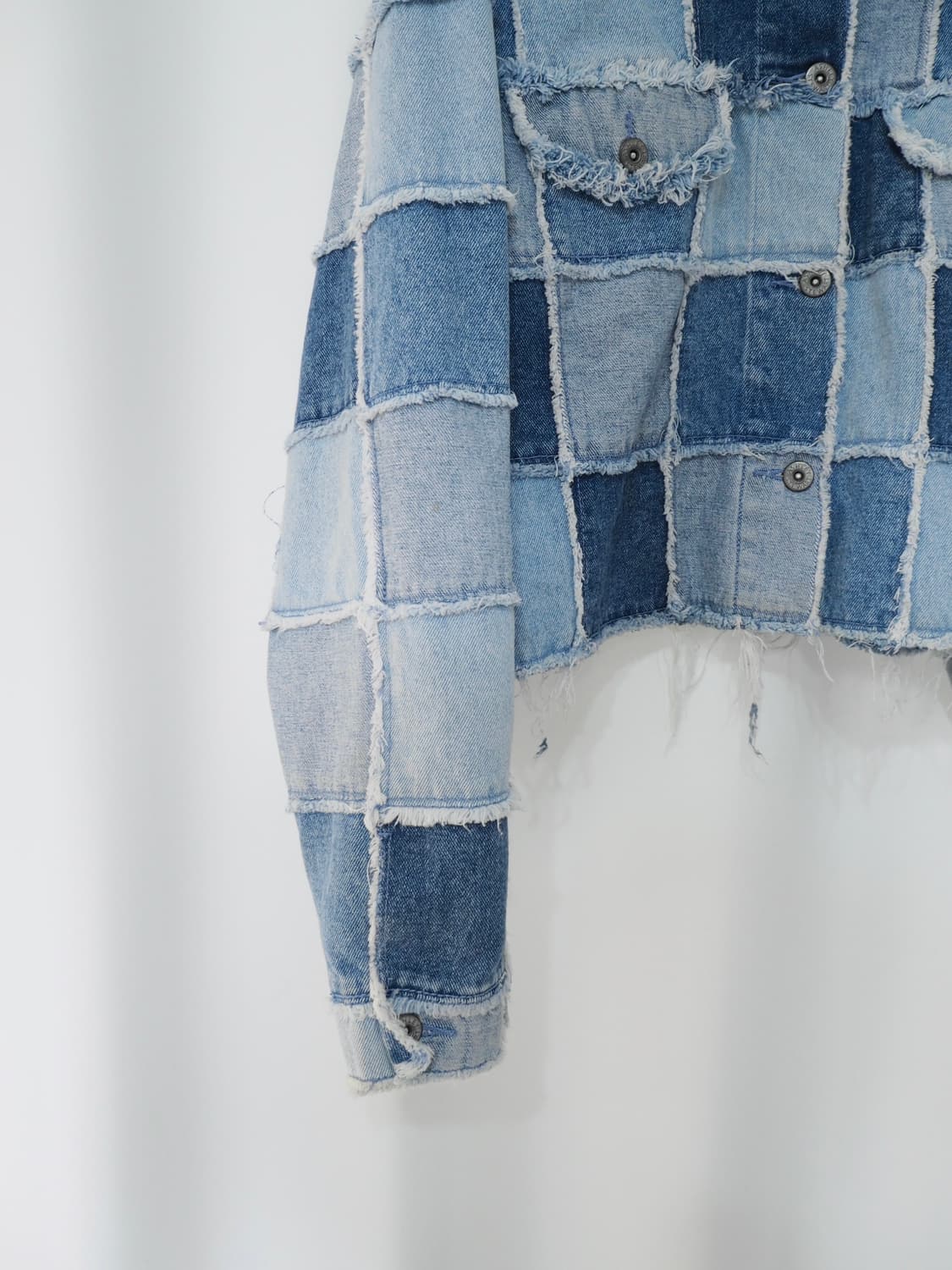 Ashley Stewart patchwork denim jacket  상품이미지3