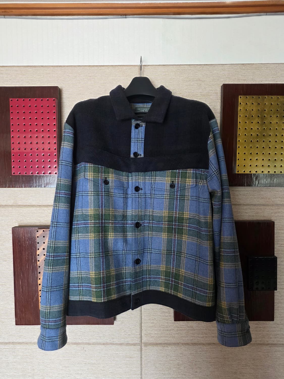 데님티어스 타탄 울 셔츠 상품이미지1