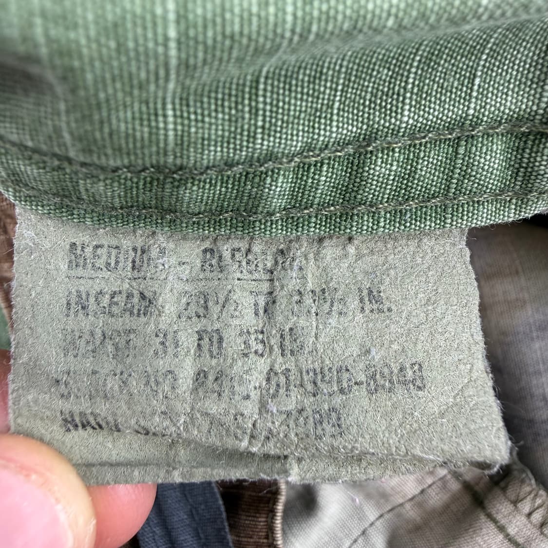 미군 80s 우드랜드 카모 바지 상품이미지4