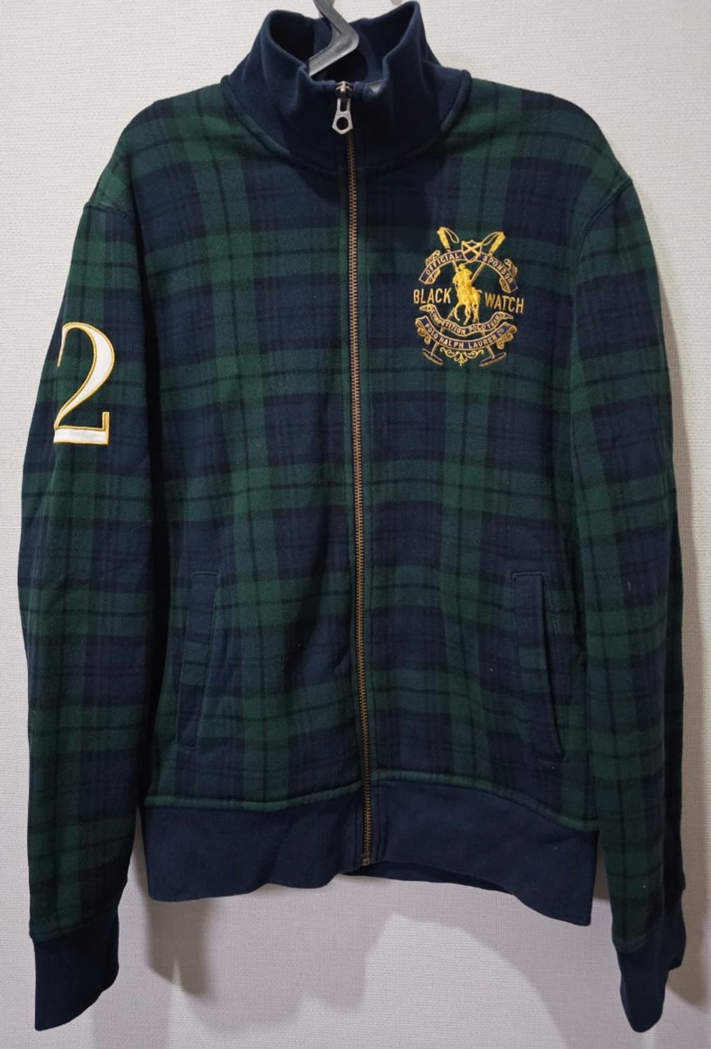 폴로 빅포니 블랙와치 타탄 체크 집업 자켓 95 / M 상품이미지1