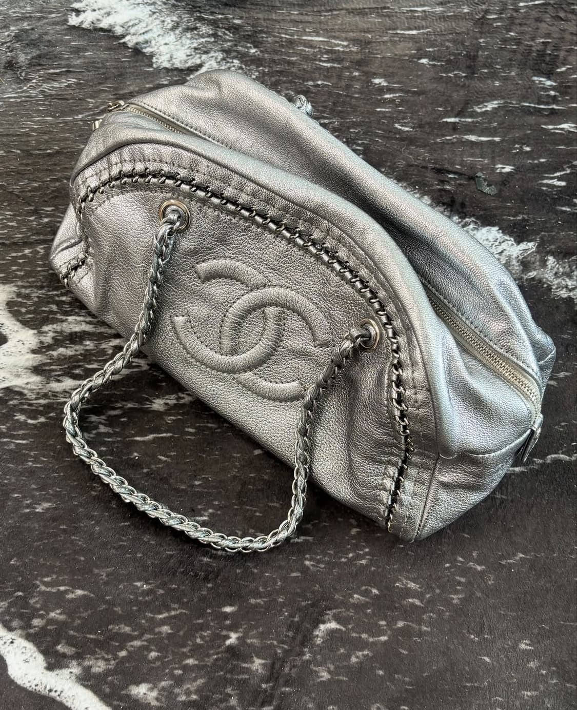 빈티지 샤넬 볼링백 상품이미지1