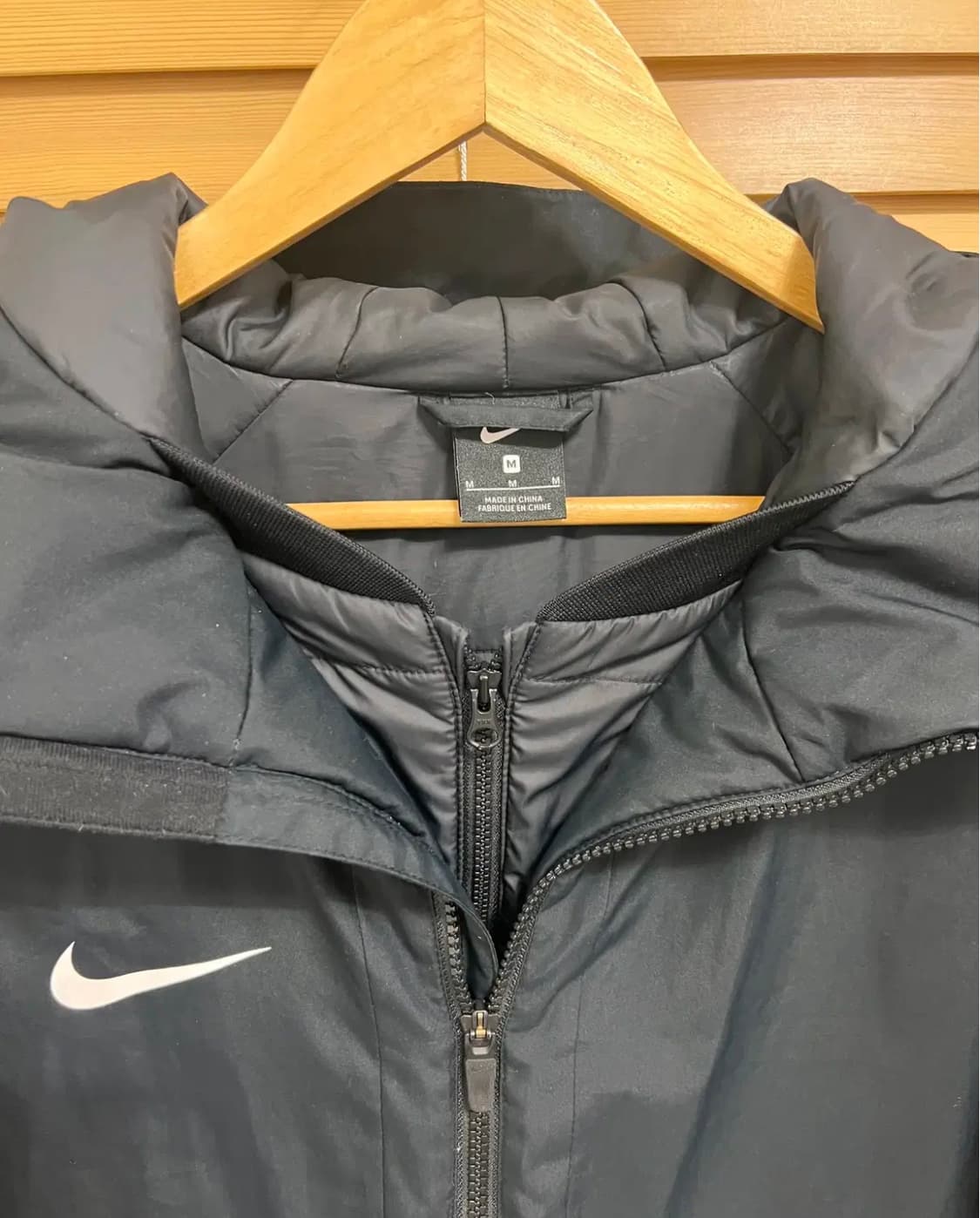 나이키 남성 블랙 하프패딩점퍼 상품이미지4