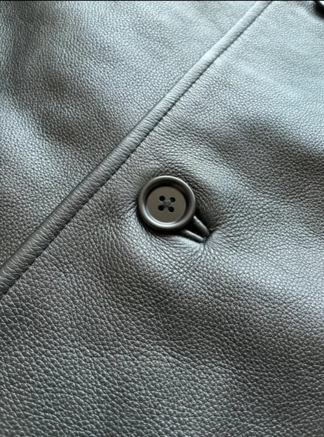 (L)올드갭 레더 카코트 상품이미지4