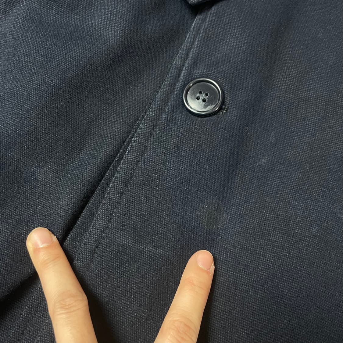 Tagliatore 이태리 네이비 벨티드 더블 롱 누빔 트렌치코트 상품이미지7