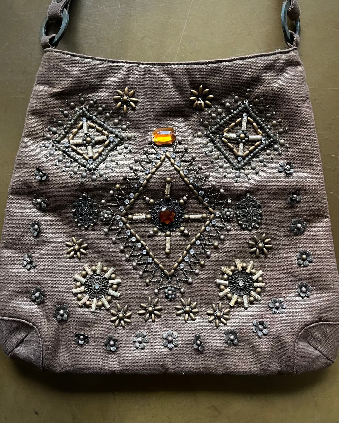 ~1990s Indian Jewelry Trim Shoulder Bag 상품이미지4