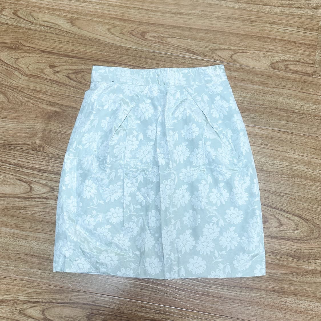 빈티지 플라워 스커트 치마 발레코어 히메갸루 로걀 라떼 모리걸 긱시크  상품이미지1