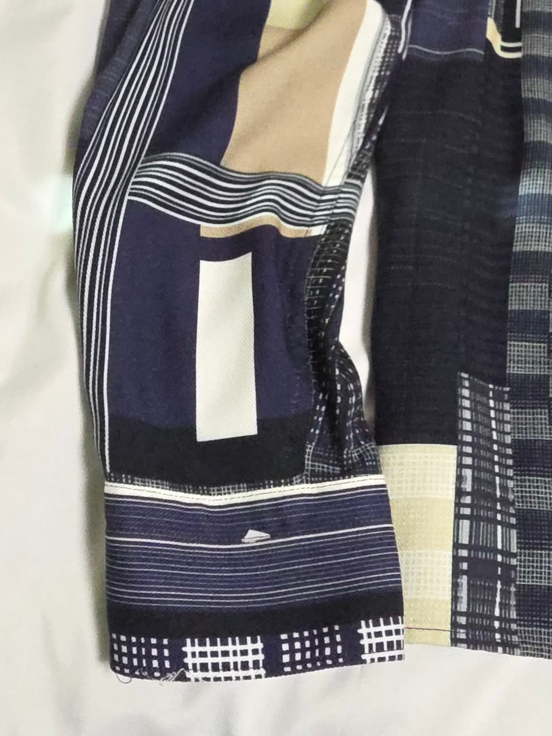 [s] ZARA 자라 패치워크 체크 패턴 셔츠 남방 상품이미지8