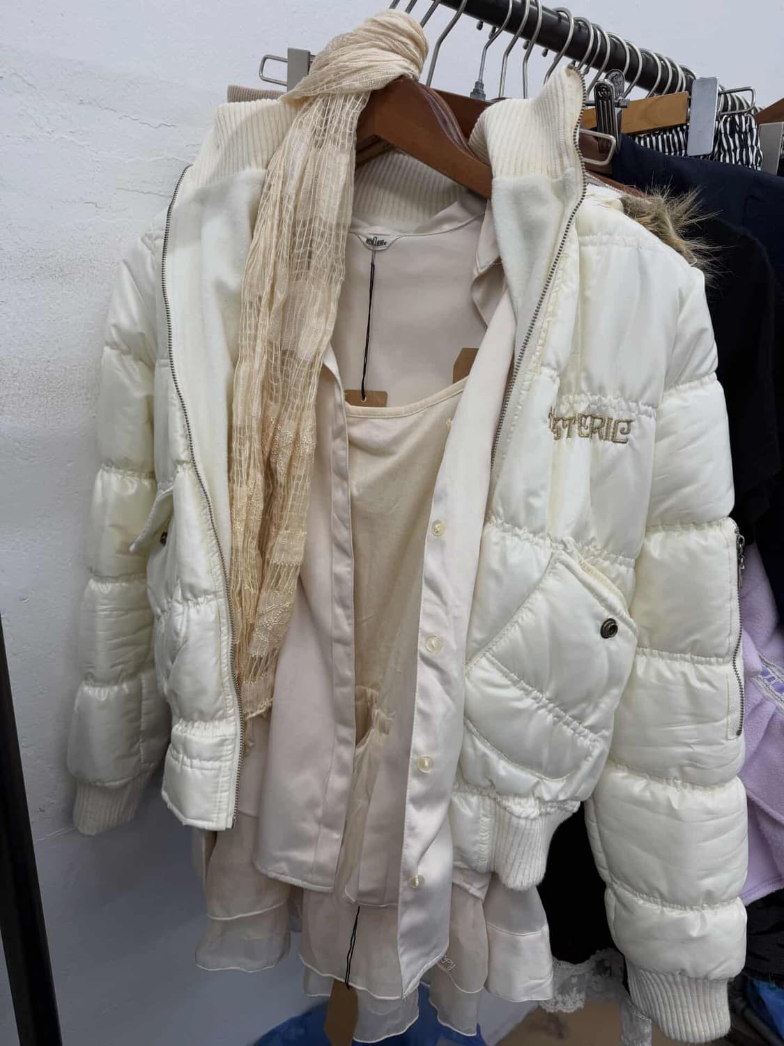 히스테릭글래머 히글 패딩 타미힐피거 스커트 상품이미지1