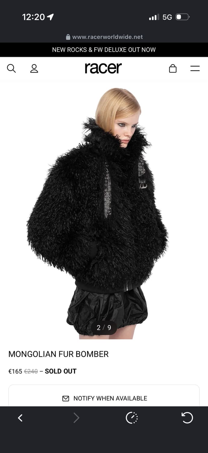 레이서 퍼 봄버 상품이미지2