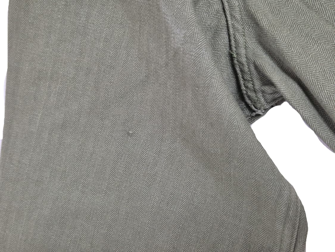 육군 구형 보병 대위 70년대 민무늬 전투복 상의 자켓 (L) 상품이미지5