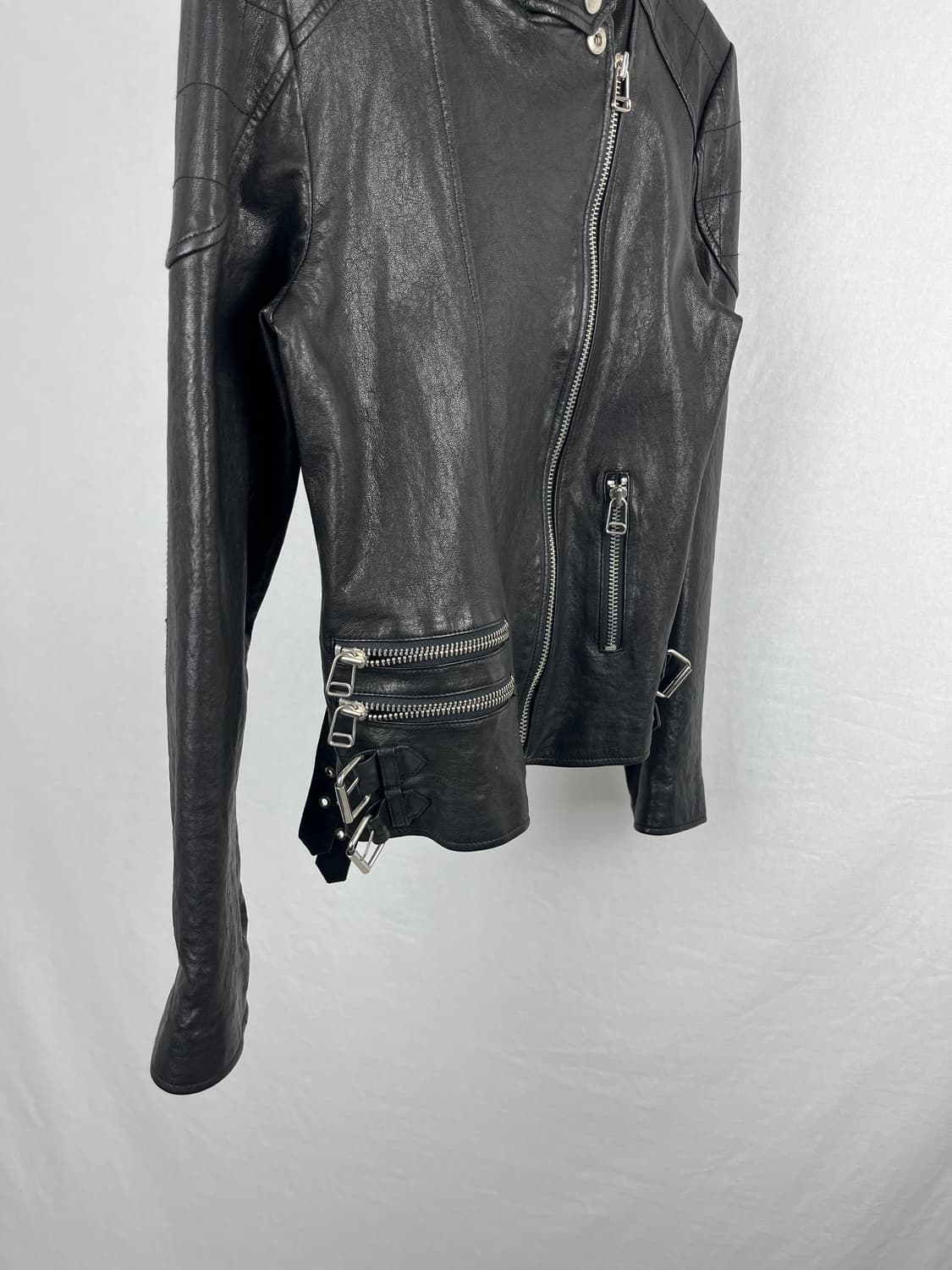 Vintage 양가죽 라이더 자켓 상품이미지3