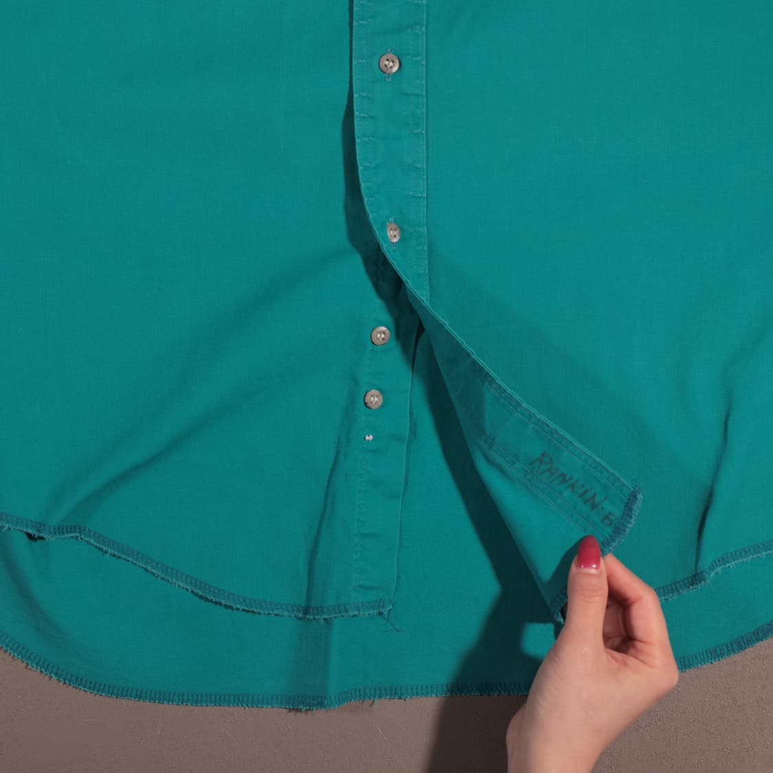 90s made in usa 랭글러 헤비코튼 셔츠 상품이미지4