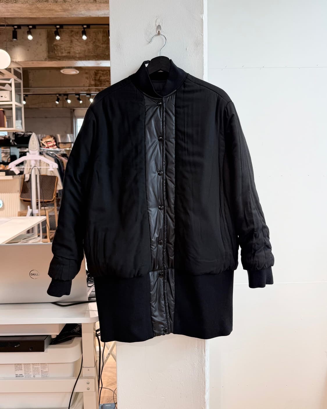 mm6 블랙 리버시블 봄버 자켓  상품이미지6