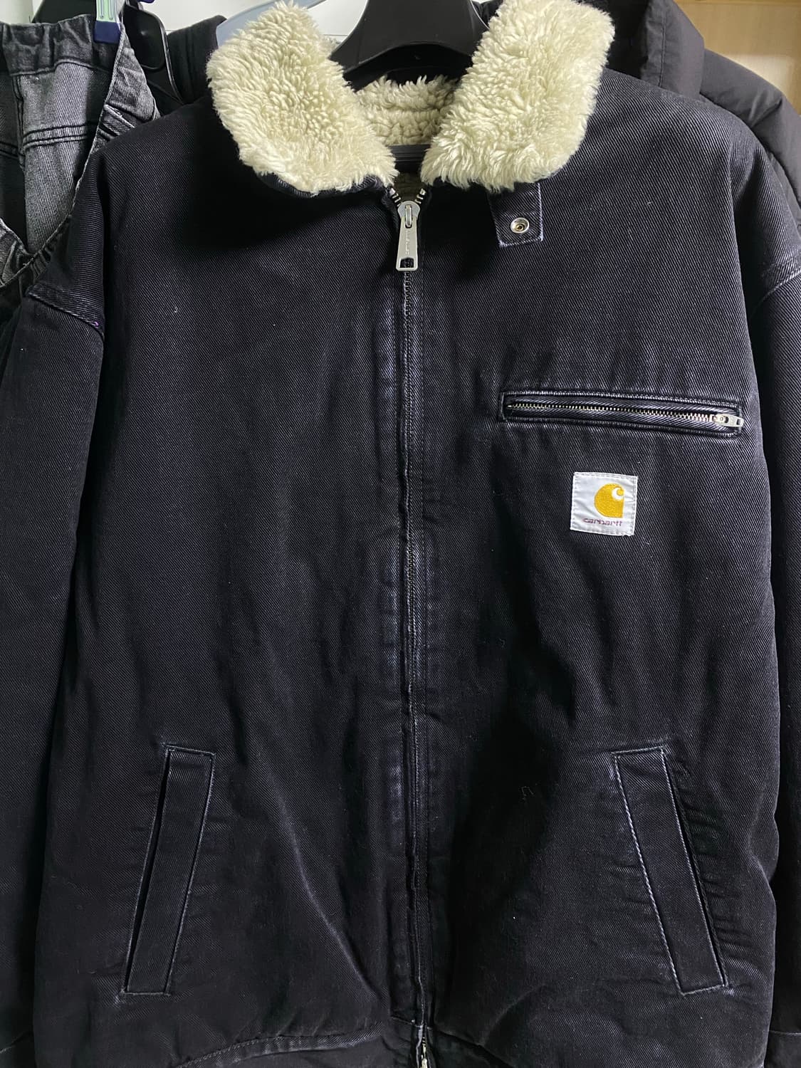 칼하트 Wip 헤럴드 자켓 블랙 상품이미지2