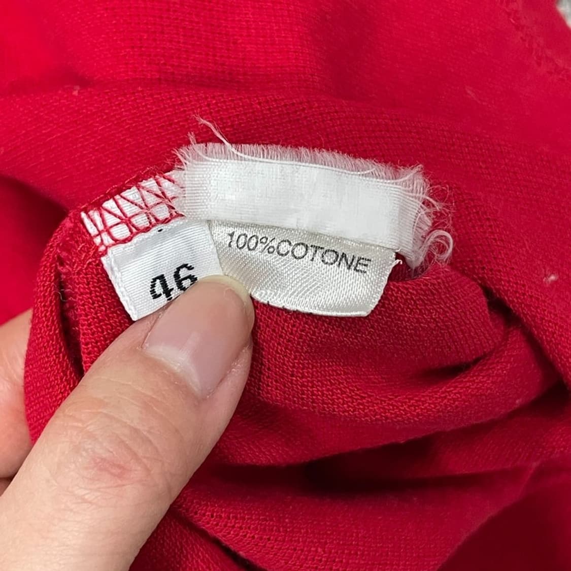 베르사체 스포츠 로고 자수 코튼 카라티 v0461 상품이미지7