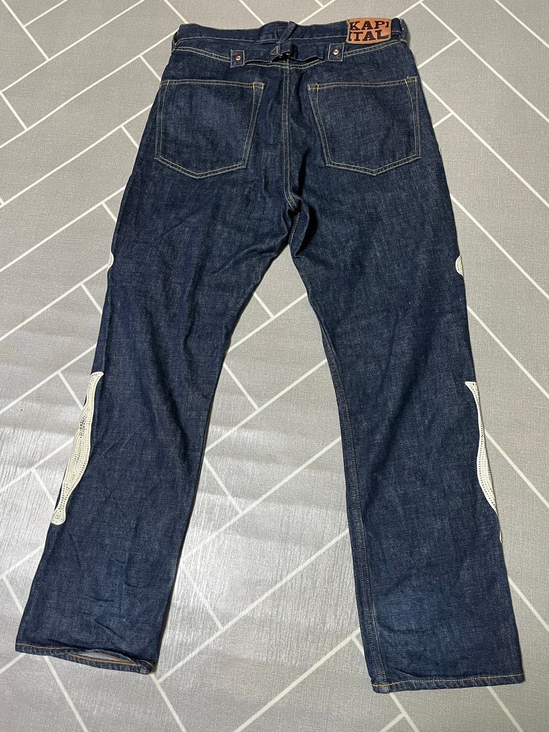 케피탈 12.5 oz 본 데님 팬츠 34 사이즈 상품이미지2